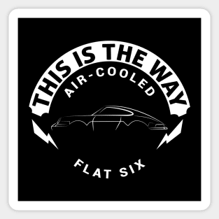 Air-Cooled - This Is The Way -W Sticker